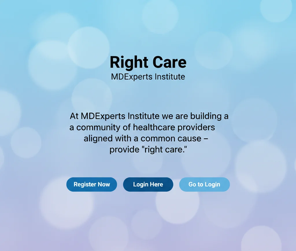 MDExperts Institute Login